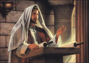 Jesus Reading from the Scrolls
