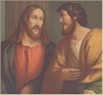 A picture depicting Jesus speaking with another man